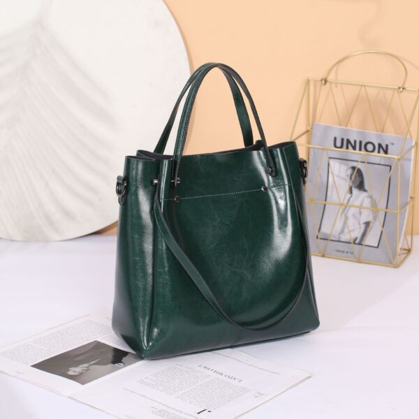 European Genuine Leather women Shoulder Bag - Image 2