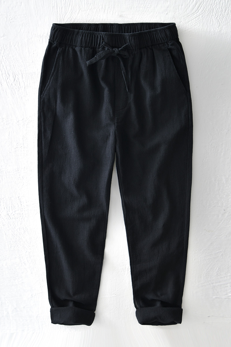 Men's Cotton Linen Casual Pants - Image 3