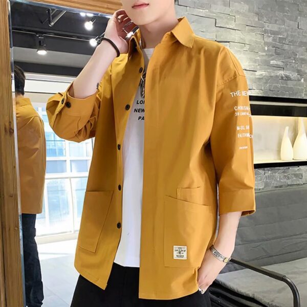 Men's  Japan Style Korean Summer Shirt - Image 2